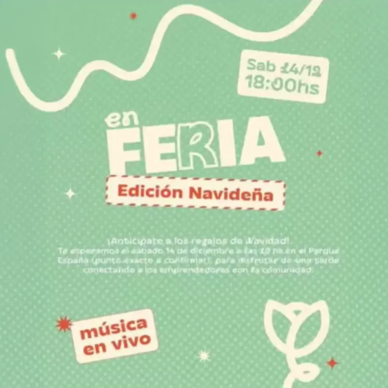 Este Sábado en Feria Edición Navideña!