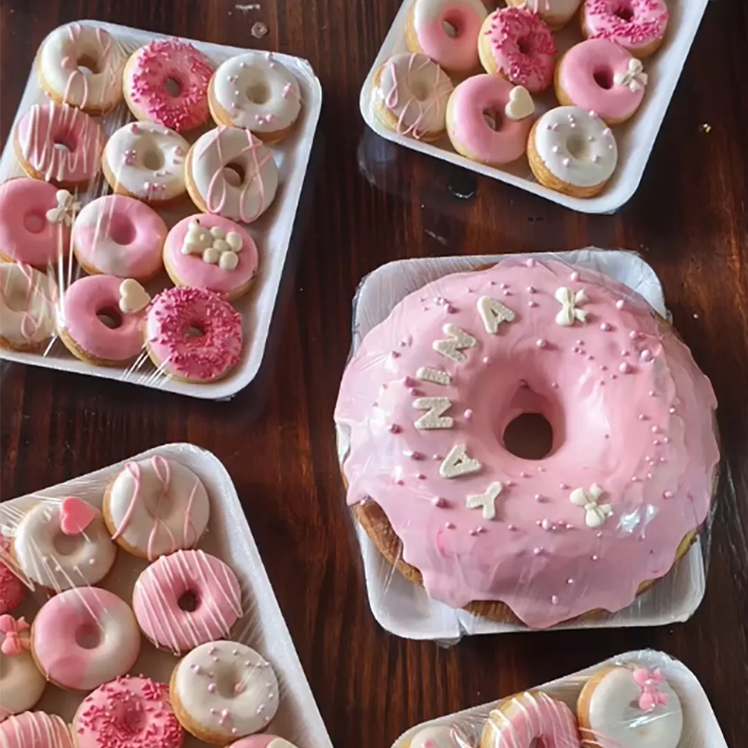 Pack 48 Mini Donitas Temáticas + Super Dona